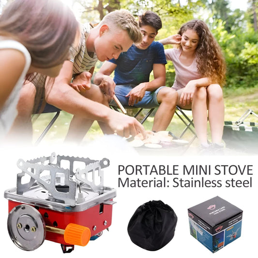 Portable Gas Stove With Gas Bottle