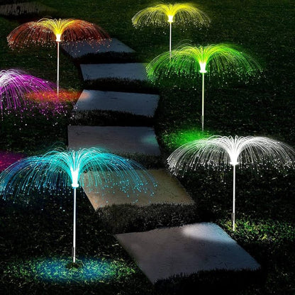 Jellyfish Solar Garden Light single layer