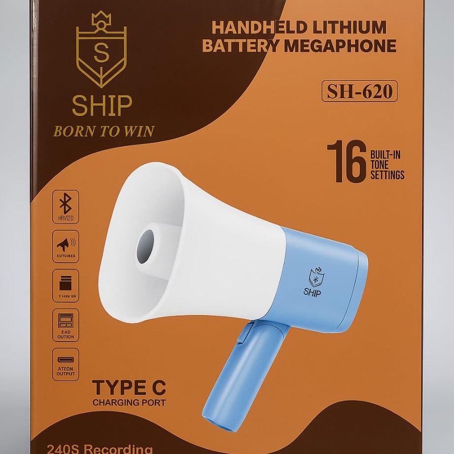 MEGAPHONE SHIP DOUBLE BATTERY