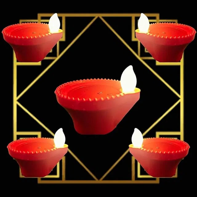 Water Sensor LED Light Diya, Flameless & Smokeless Warm