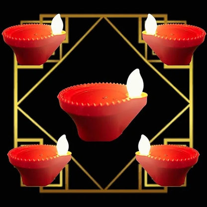 Water Sensor LED Light Diya, Flameless & Smokeless Warm