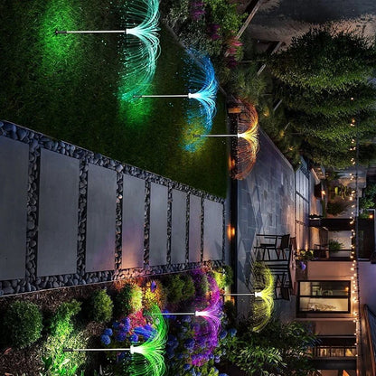 Jellyfish Solar Garden Light single layer