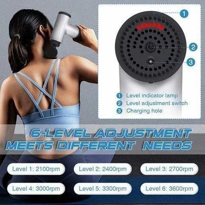 Facial Massage Gun Portable Vibration Machine & 6 Adjustable